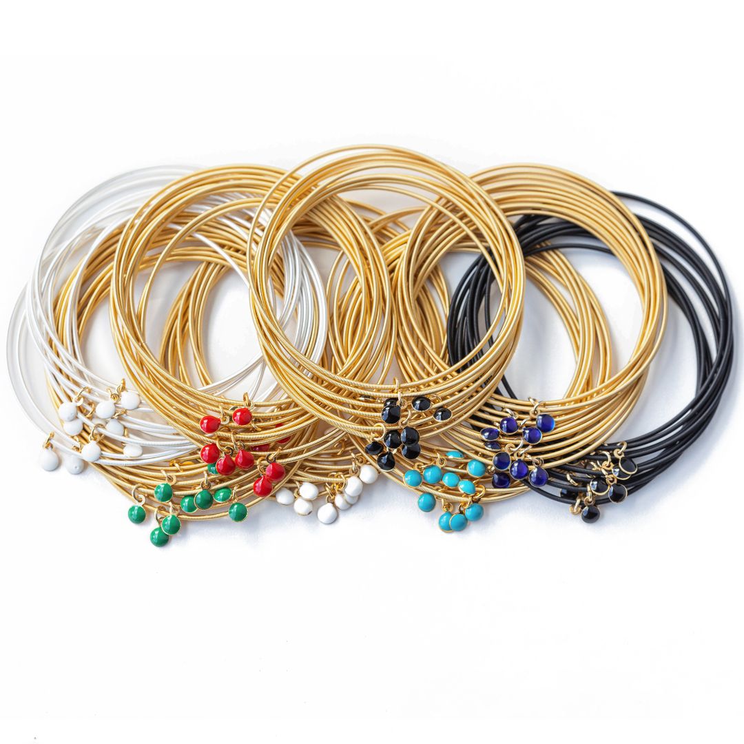 Enamel Disc Charm Set