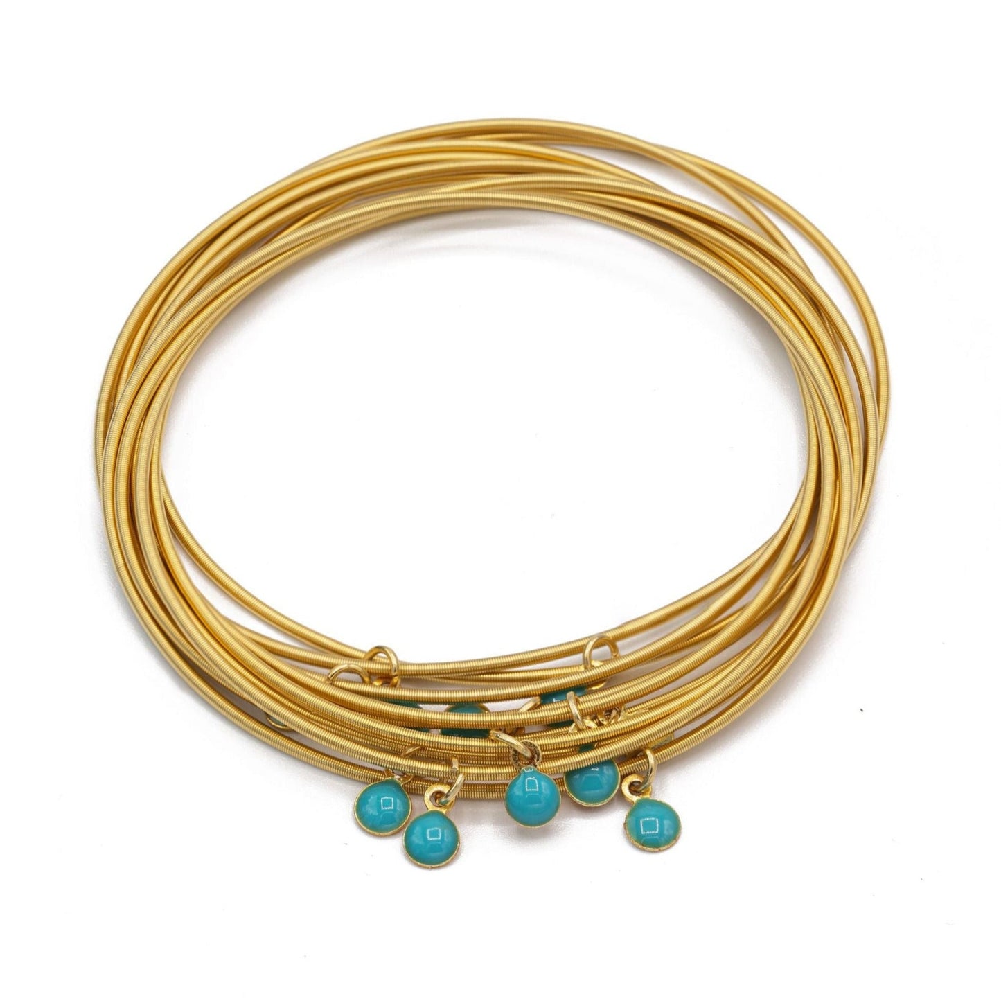 Enamel Disc Charm Set