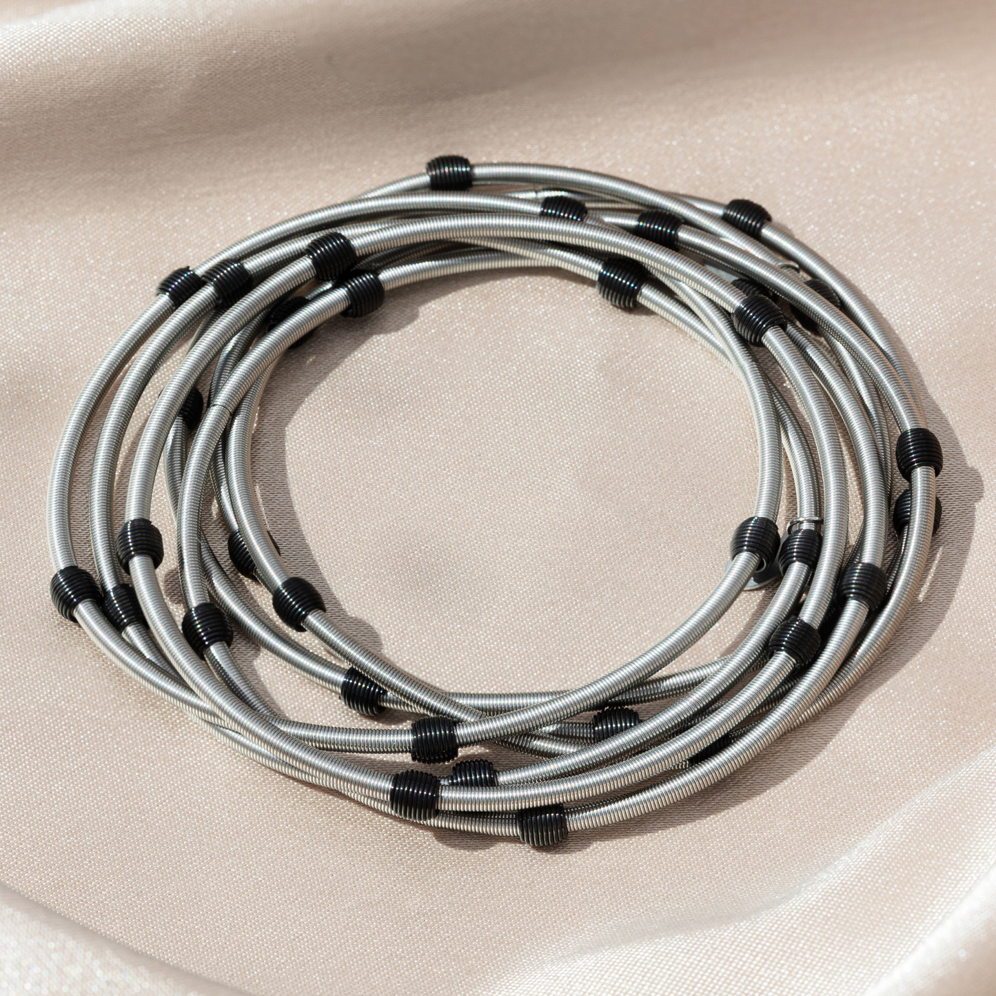 Stainless Steel Beaded DIA Bracelets