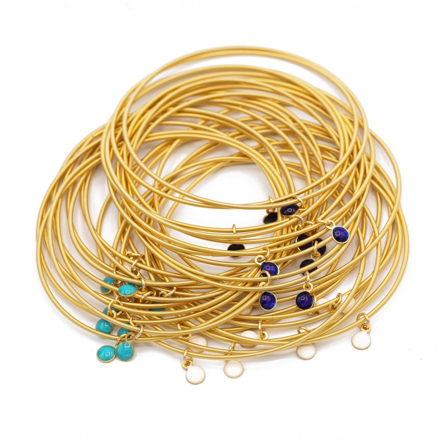 Enamel Disc Charm Set