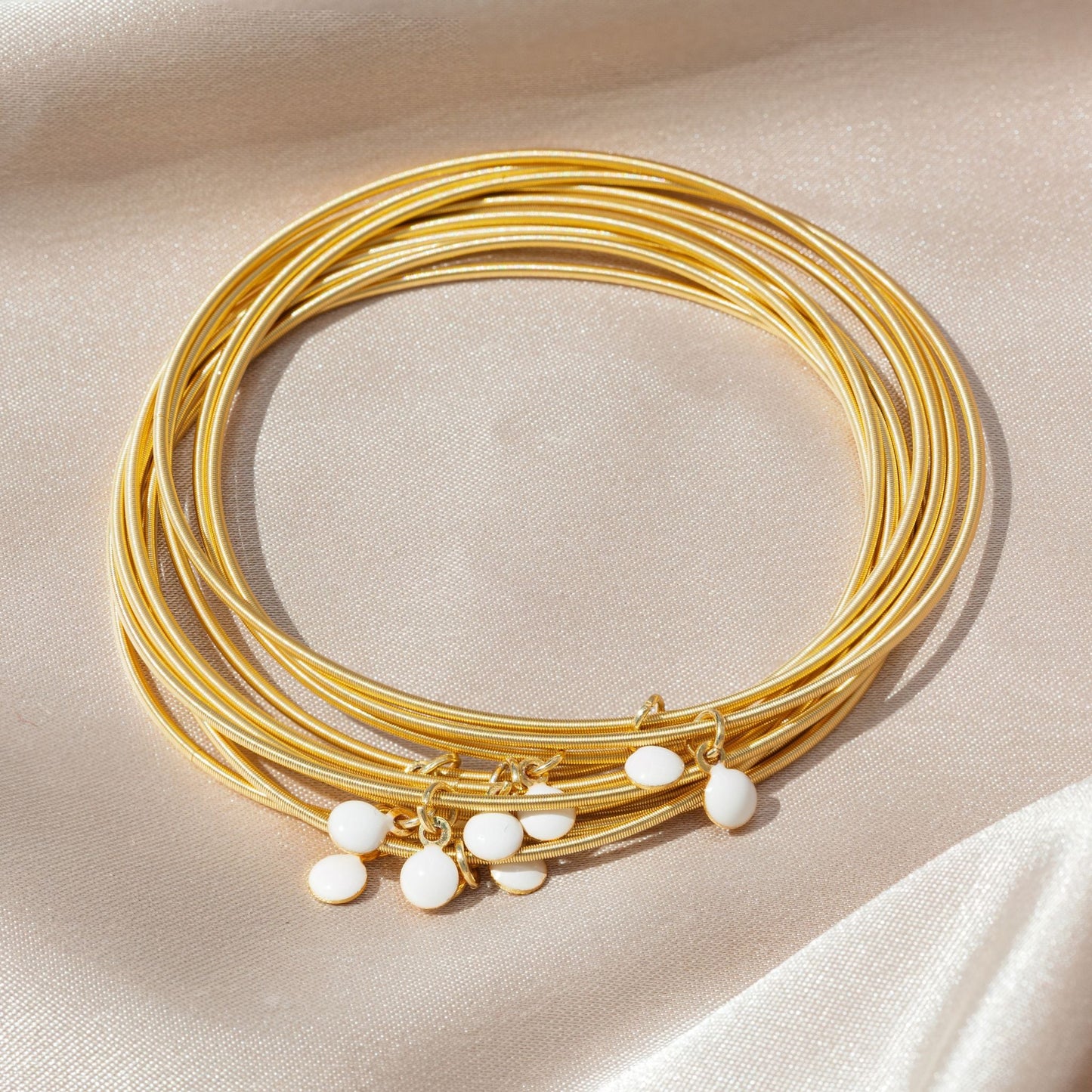 Enamel Disc Charm Set