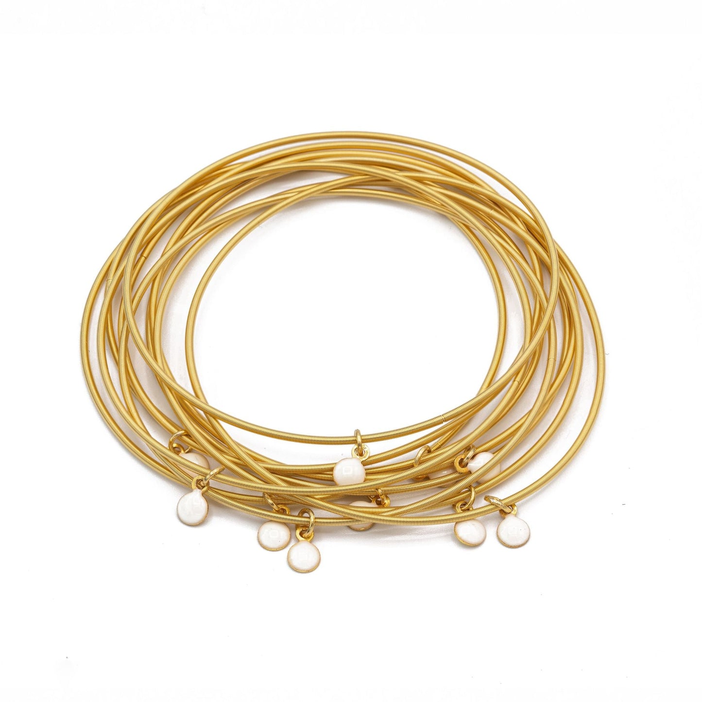 Enamel Disc Charm Set