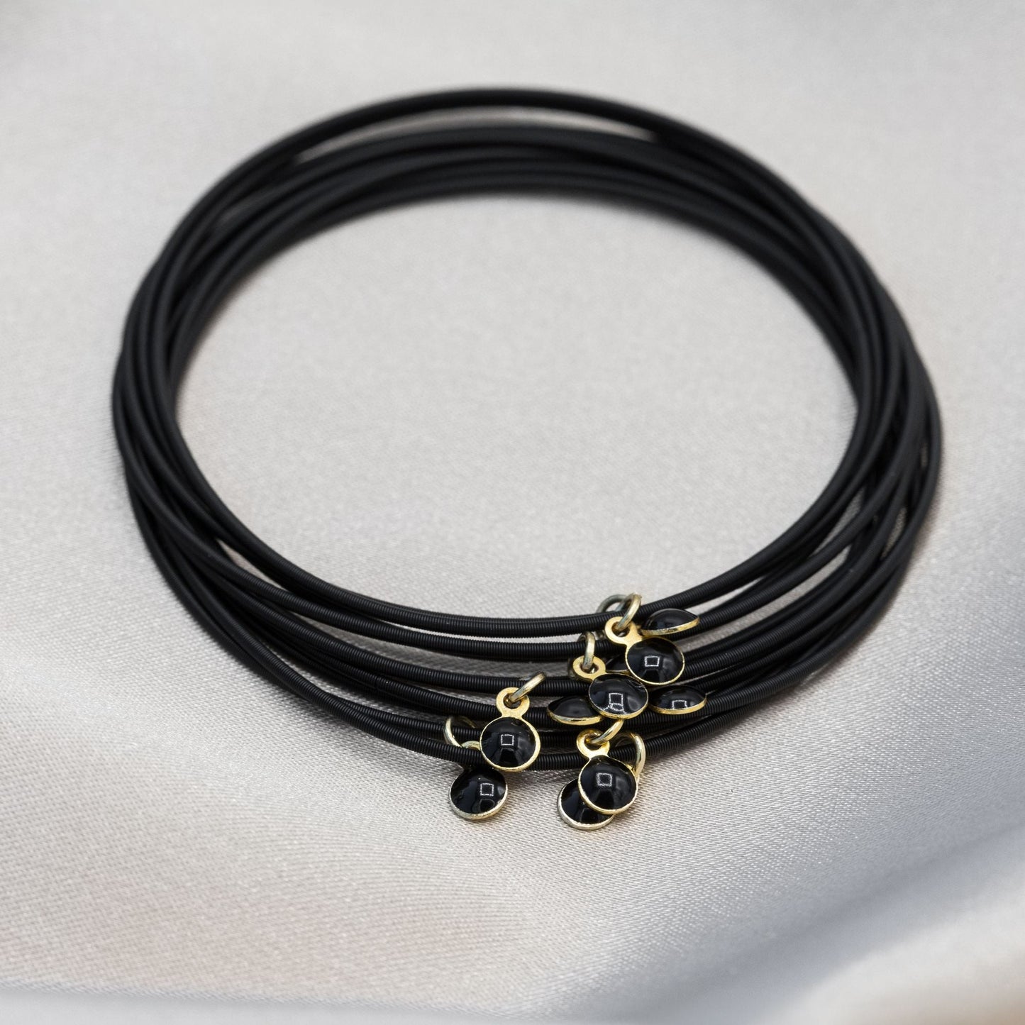Enamel Disc Charm Set