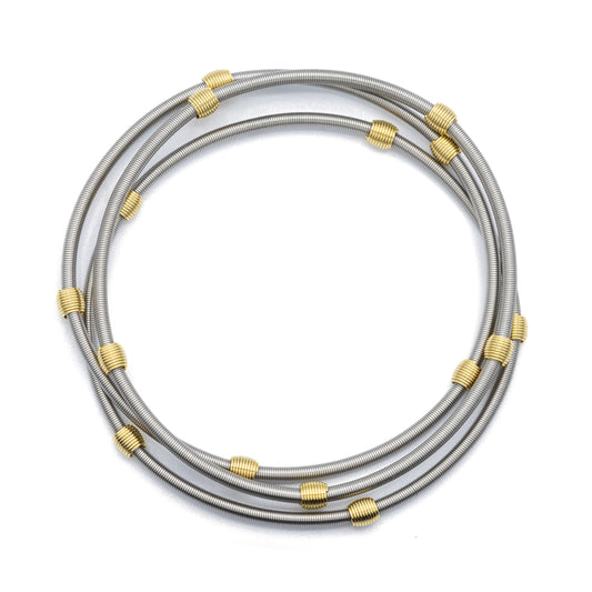 Stainless Steel  Beaded DIA Bracelets